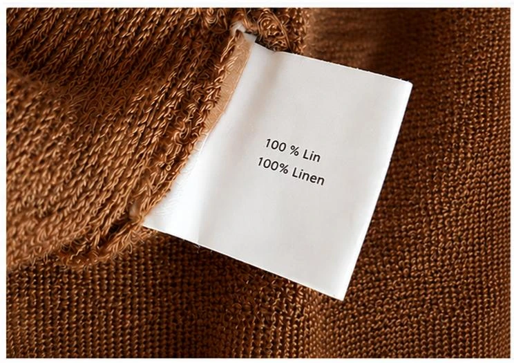 Blusa feminina 100 % linho terracota - Estilo boêmio chique - Tamanho 40 – photo 3